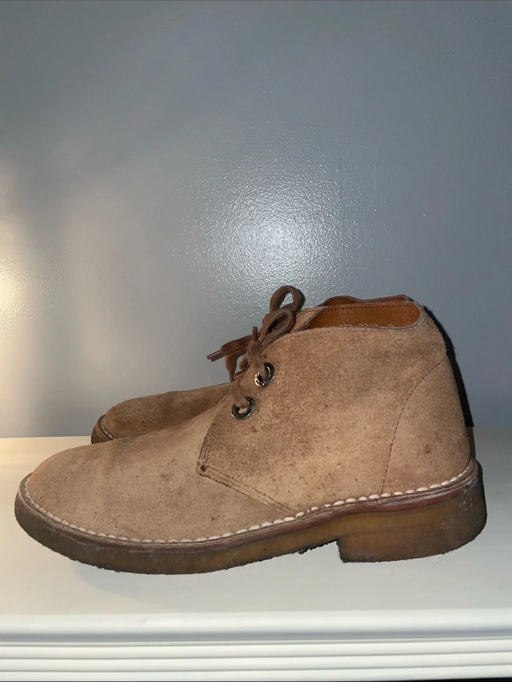 Bata Safari Kenya Suede Chukka Boots Brown Handmade Men's Size 8